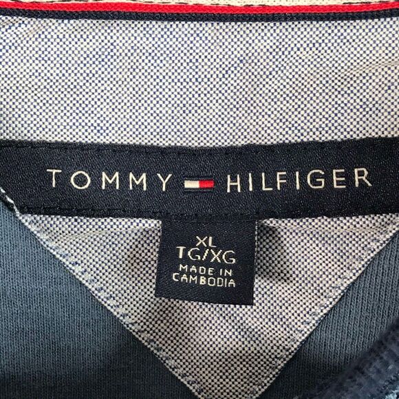 Tommy Hilfiger Crew Neck Sweatshirt Pullover Men's Size XL Logo Two Tone - Picture 4 of 6